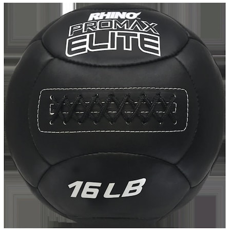 Champion Sports 16 lbs Rhino Promax Elite Medicine Ball, Black CH55914